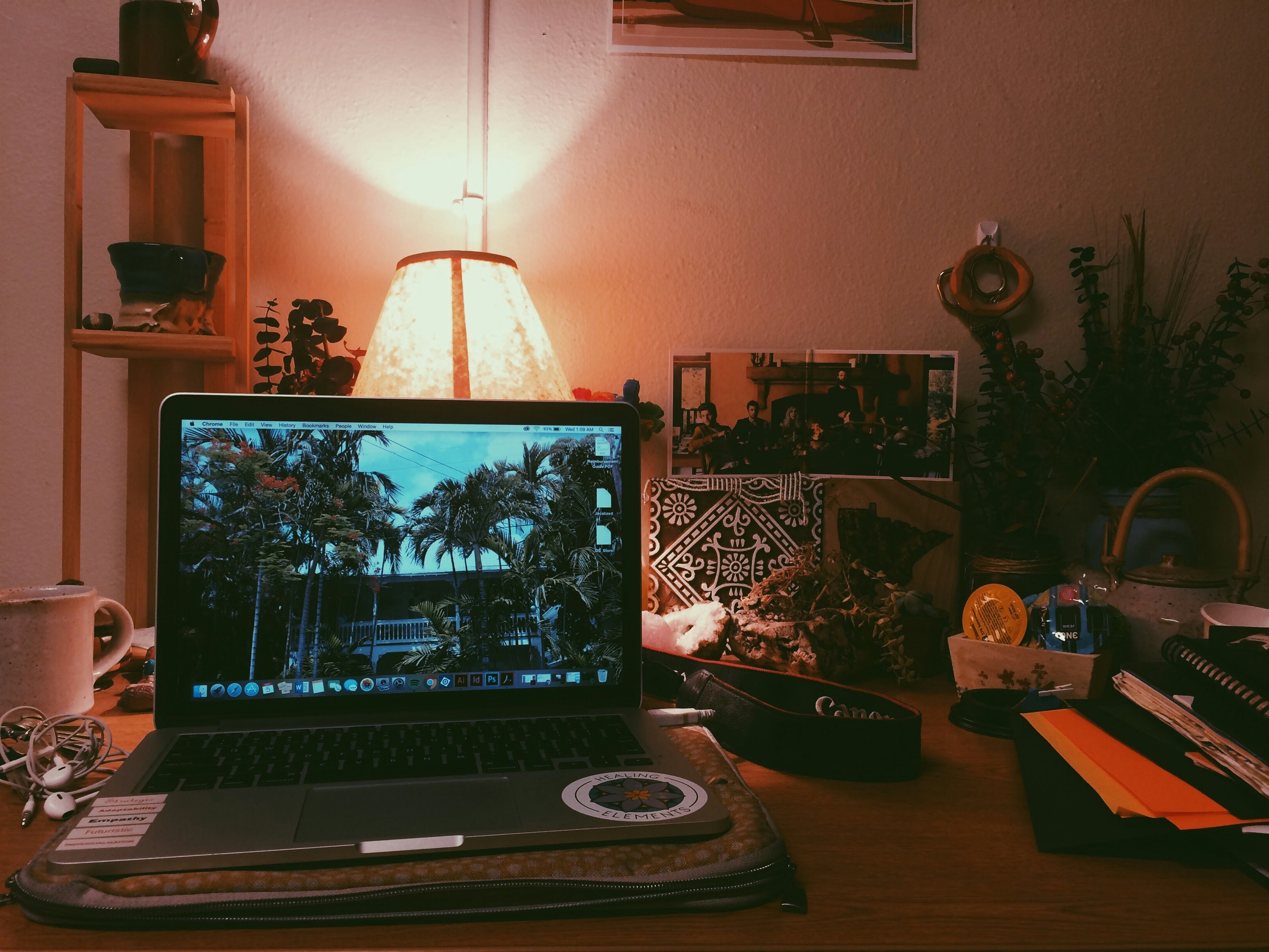Computer setup for writing